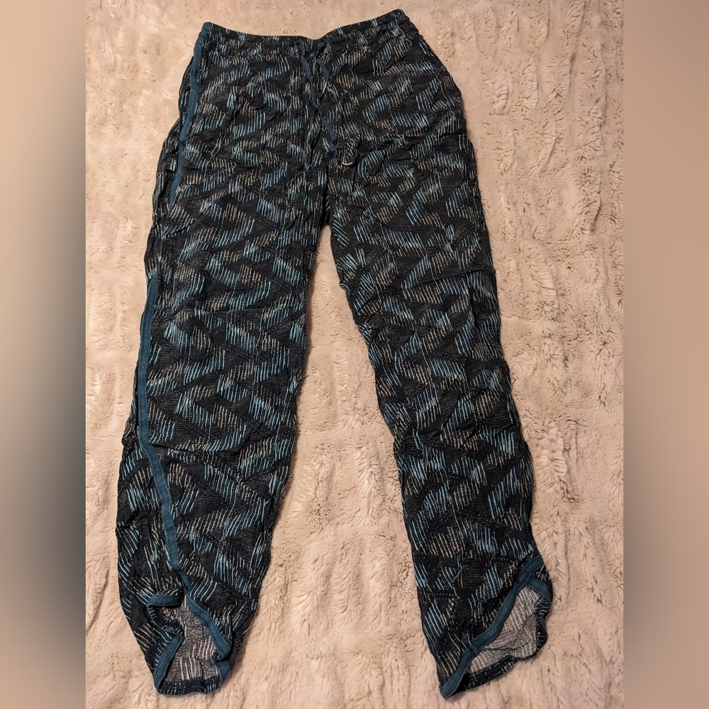 Anthropologie Hei Hei teal joggers